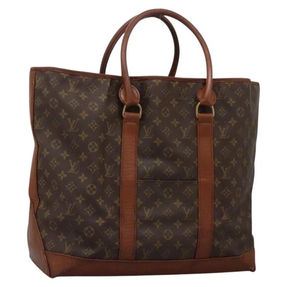 LOUIS VUITTON Monogram Sac Weekend GM Tote Bag M42420 LV Auth - Picture 1 of 14